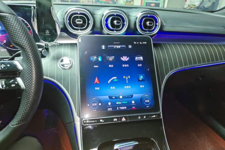 Used Mercedes-Benz C-Class 2022 C 260 L Sport Edition Audio And AC Panel