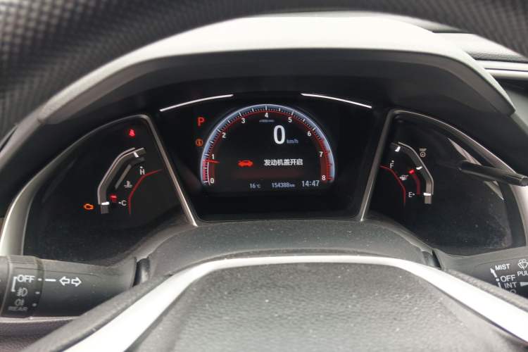 Used Honda Civic 2019 220TURBO CVT Dynamic Edition China VI Emission Standard Instrument Cluster