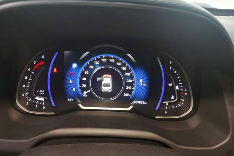 Used Hyundai Elantra (6th Generation / Lingdong) 2019 1.4T Dual-Clutch Xuan Dong · Dynamic Model Instrument Cluster