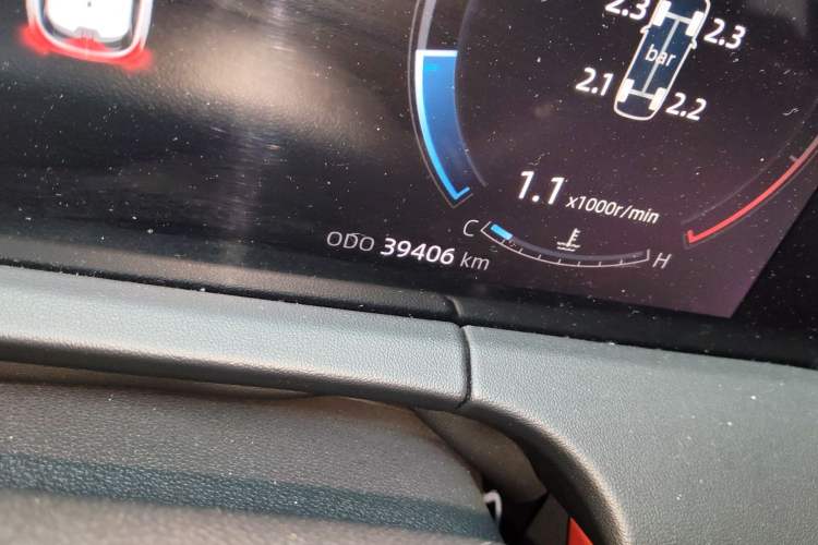 Used CHANGAN CS75 PLUS 2022 2nd Generation 2.0T Automatic Navigation Version Odometer Close Up