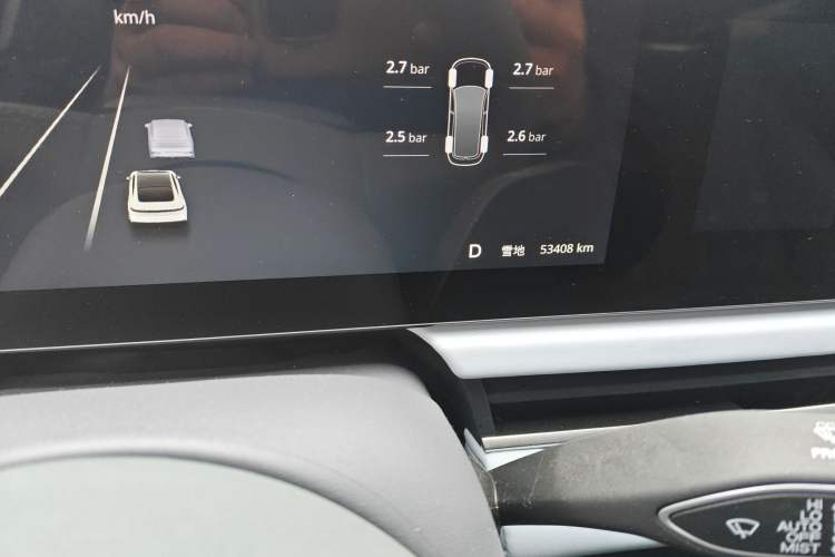 Used VOYAH PASSION 2023 Four-Wheel Drive Standard Edition Odometer Close Up