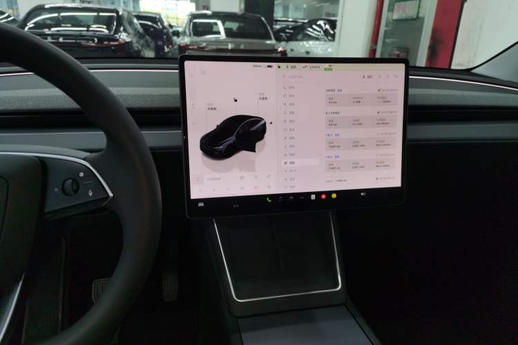 Used Tesla Model Y 2025 Rear-Wheel Drive First Edition Audio And AC Panel