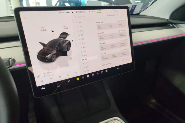 Used Tesla Model Y 2023 Rear-Wheel-Drive Version Audio And AC Panel