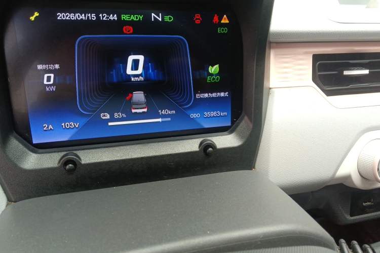 Used Chery QQ Ice Cream 2024 170km Sundae Odometer Close Up