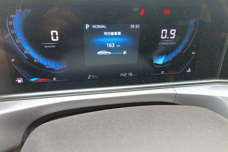 Used CHANGAN Eado 2020 PLUS Blue Whale NE 1.4T GDI DCT Prestige Model Odometer Close Up