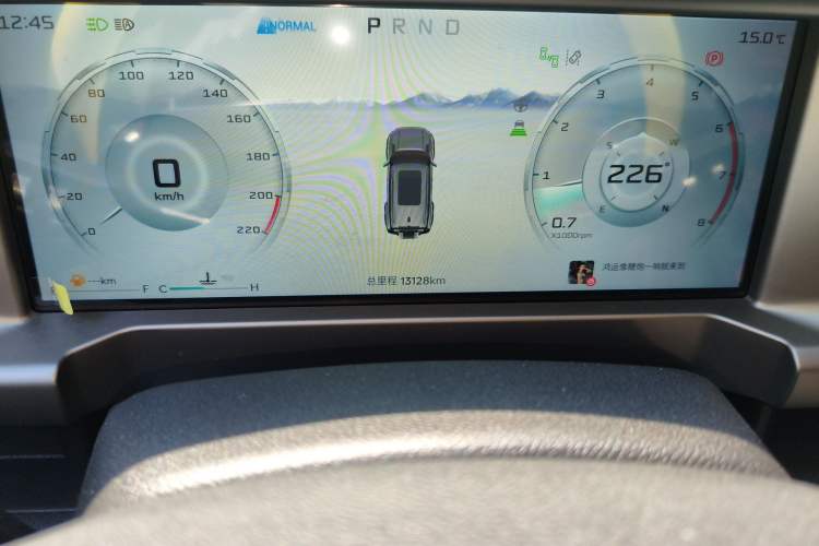 Used JETOUR Traveler 2024 2.0T All-Wheel-Drive CrossPRO+ Entertainment Edition Odometer Close Up