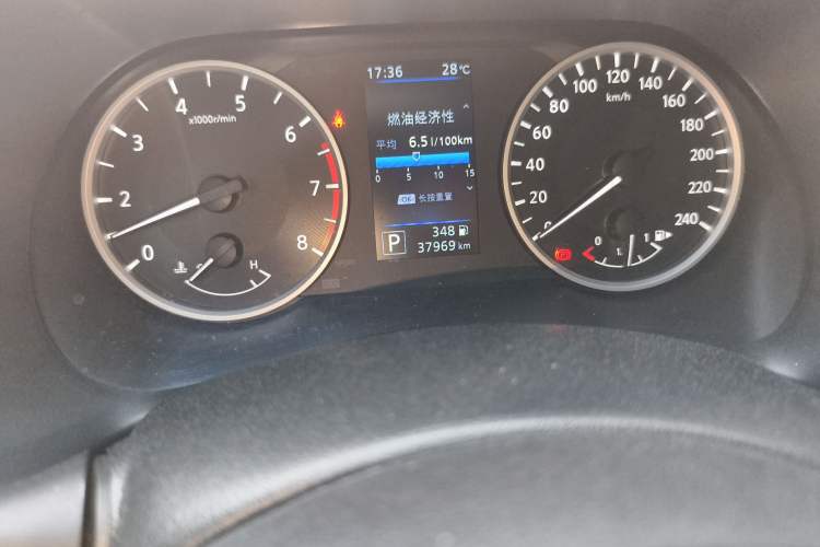 Used Nissan Sylphy 2022 1.6L XL CVT Enjoyment Edition Odometer Close Up