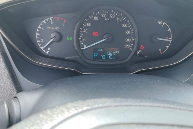 Used Ford Escort 2017 1.5L Automatic Comfort Model Odometer Close Up