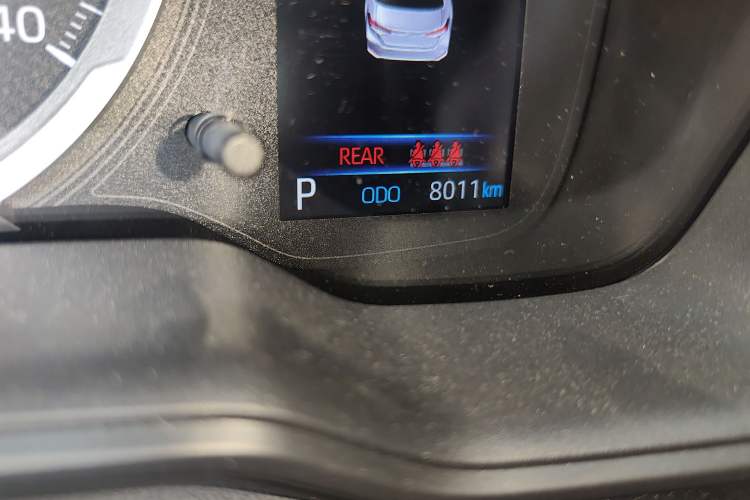 Used Toyota Corolla 2021 1.2T S-CVT Elite Edition Odometer Close Up