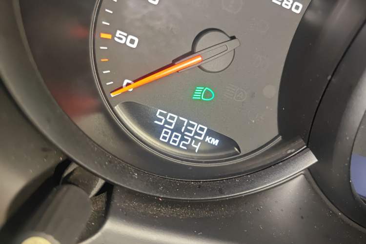 Used Porsche Macan 2017 Macan 2.0T Odometer Close Up