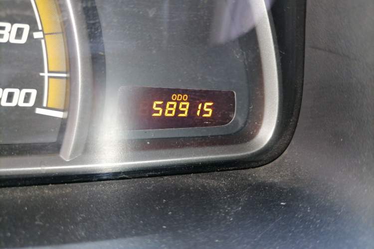 Used Chevrolet Sail 2010 Hatchback 1.2L Manual Ideal Edition Odometer Close Up