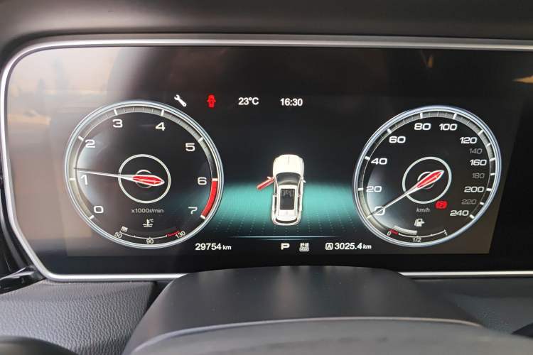 Used Hongqi HS5 2019 2.0T Smart Connect Flagship Edition Instrument Cluster