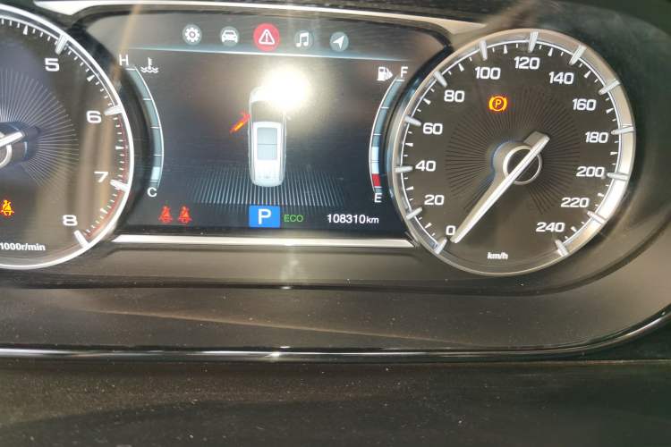 Used GAC Trumpchi M6 2019 270T Automatic Luxury Edition (7-seater) China V Standard Odometer Close Up