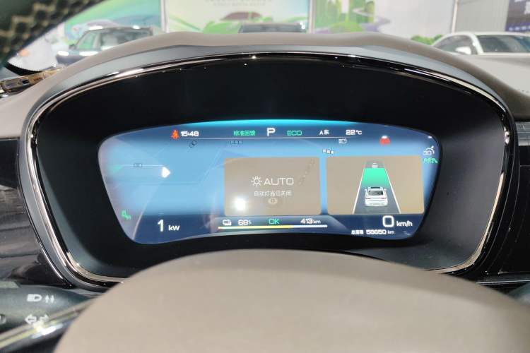 Used BYD Han 2023 EV Champion Edition 605KM Front-Drive Premium Model Instrument Cluster