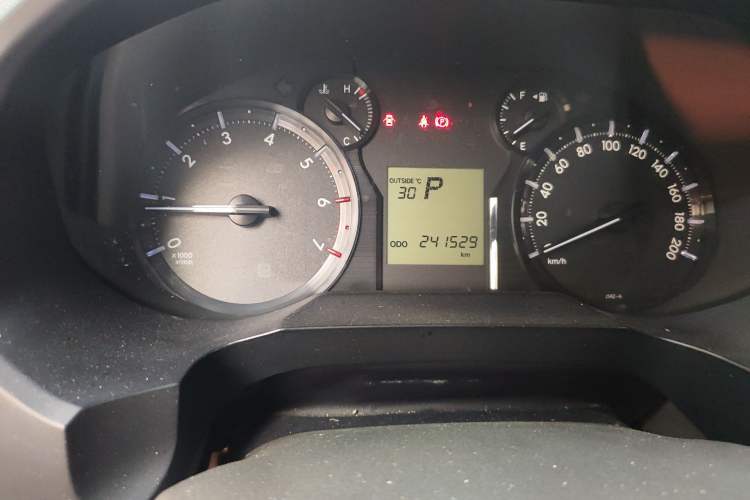Used Toyota Land Cruiser  Odometer Close Up