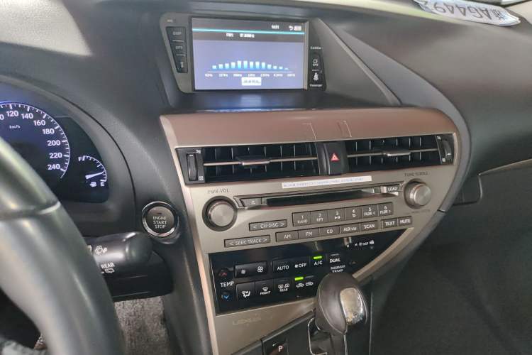 Used Lexus RX Classic 2013 270 Elegant Edition Audio And AC Panel