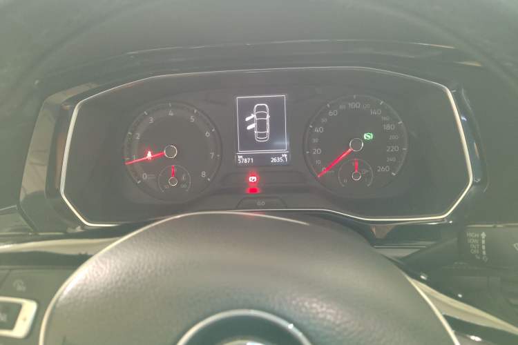 Used Volkswagen Sagitar 2019 280TSI DSG Comfort Version China VI Standard Odometer Close Up