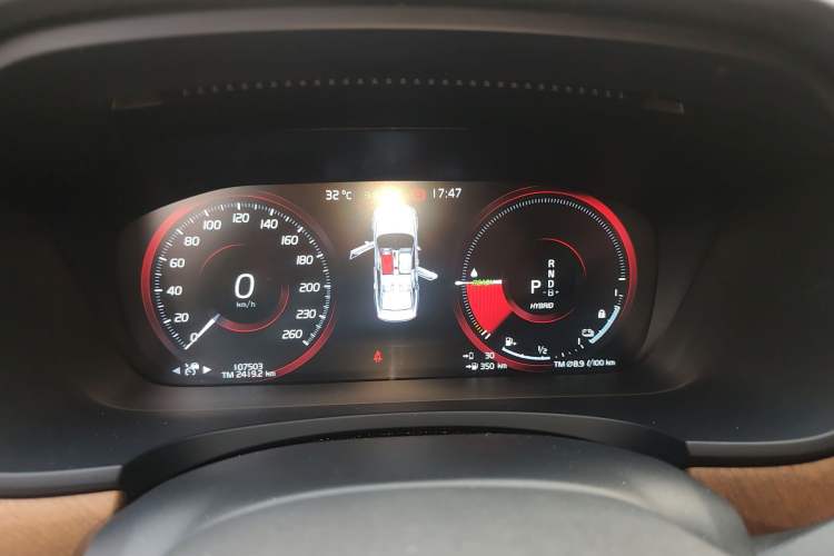 Used Volvo S90 New Energy 2021 T8 eDrive Hybrid Zhiyi Luxury Edition Instrument Cluster