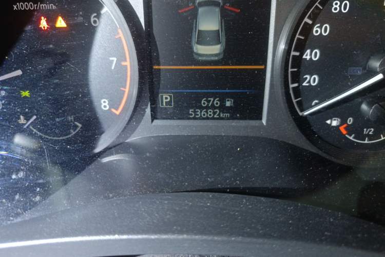 Used Nissan Teana 2021 2.0L XL Comfort Edition Odometer Close Up