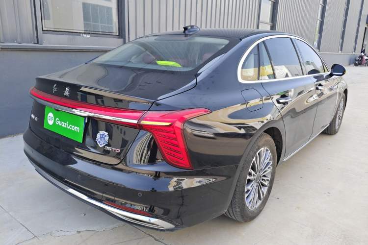 Used Hongqi H5 2024 1.5T DCT Smart Connect Flagship Edition Rear Right 45 Deg