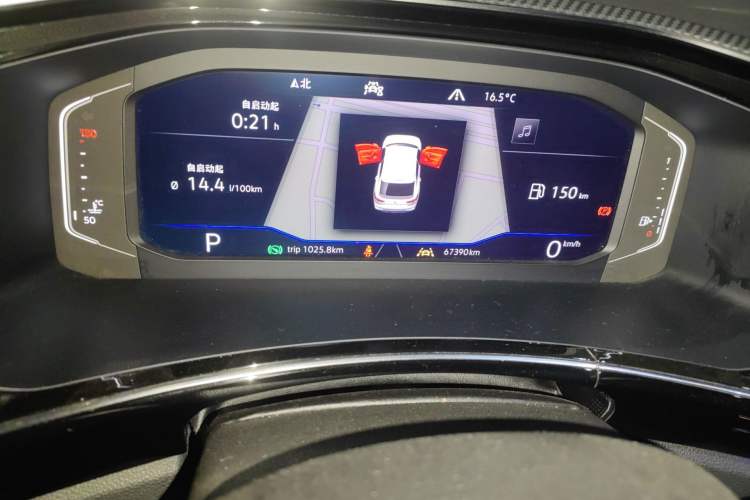 Used Volkswagen Tayron X 2020 380TSI Four-Wheel Drive Prestige Connected Version Odometer Close Up