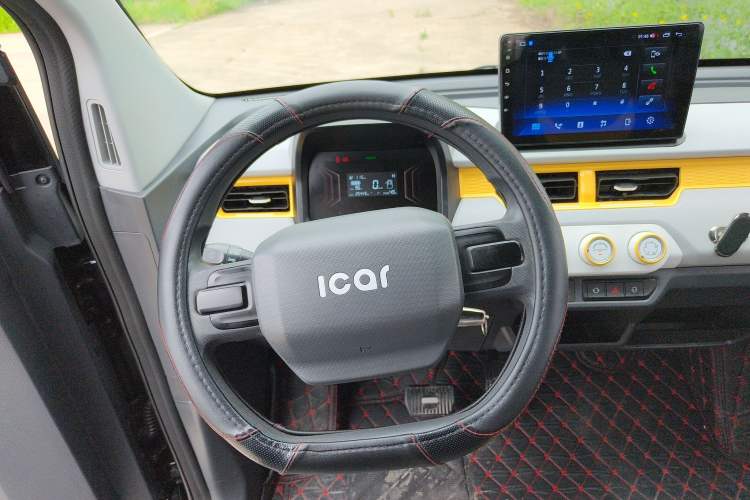 Used Chery QQ Ice Cream 2023 120km Ice Cream-Type Lithium Iron Phosphate Steering Wheel