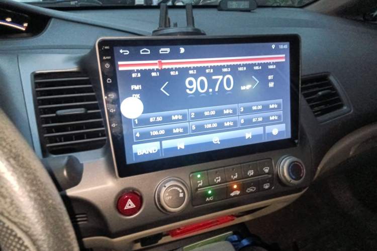 Used Honda Civic 2009 1.8L automatic comfort version Audio And AC Panel