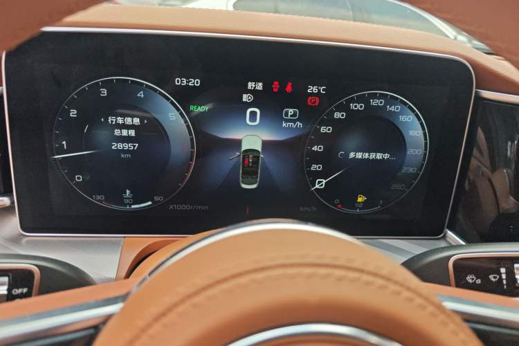 Used Hongqi H9 2022 2.0T Smart Connect Flagship Edition Instrument Cluster
