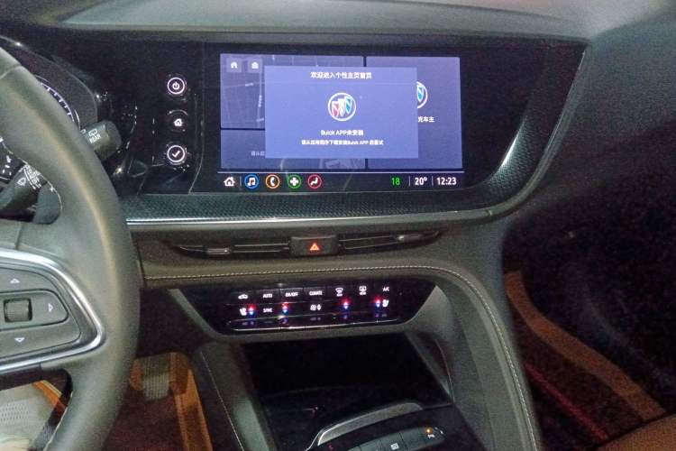 Used Buick Envision 2020 Encore S 652T Two-Wheel Drive Luxury Model Audio And AC Panel