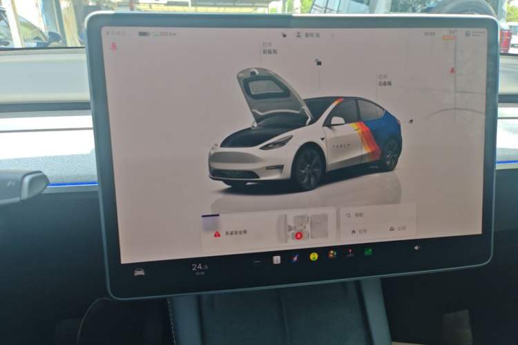 Used Tesla Model Y 2024 Rear-Wheel-Drive Version Audio And AC Panel