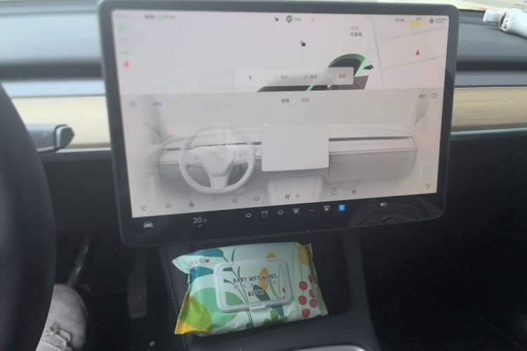 Used Tesla Model Y 2022 Revised Version Rear-Wheel Drive Audio And AC Panel