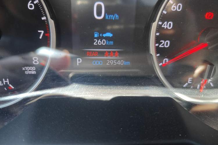 Used Toyota Wildlander 2021 2.0L CVT 4x4 Luxury Edition Odometer Close Up