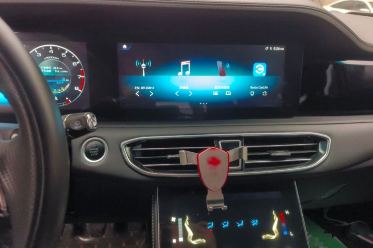 Used JETOUR X90 2020 1.5T Manual Shadow Fun Edition 7-Seater Audio And AC Panel