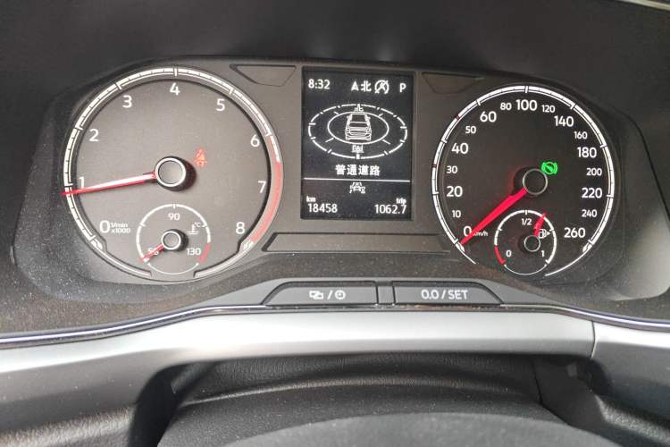 Used Volkswagen T-Cross 2021 280TSI DSG Comfort Edition Odometer Close Up