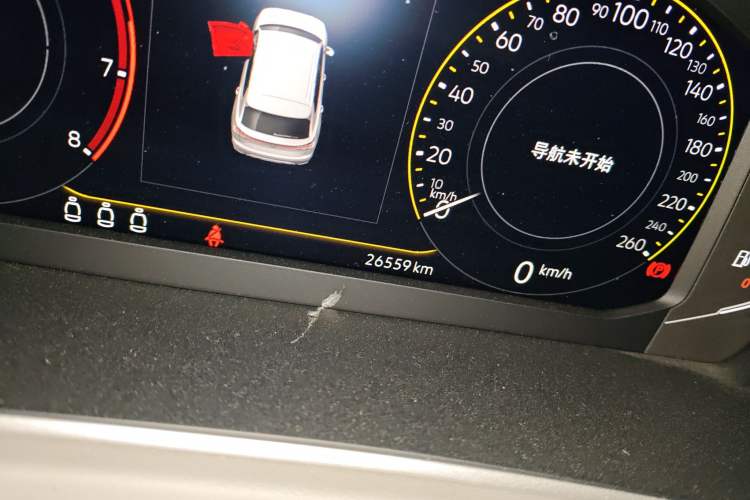 Used Volkswagen Tayron 2023 280TSI Two-Wheel-Drive Luxury Plus Advanced Version Odometer Close Up