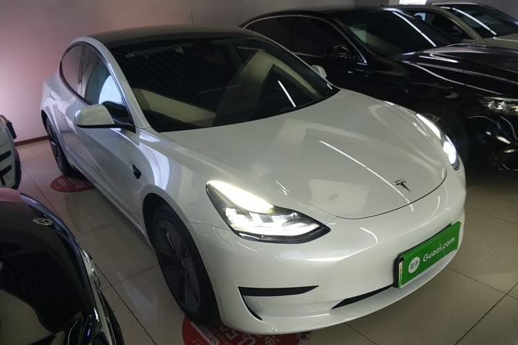 Used Tesla Model 3 2021 Revised Version Standard Range Rear-Wheel Drive Upgraded Edition 3D1 Front Right 45 Deg