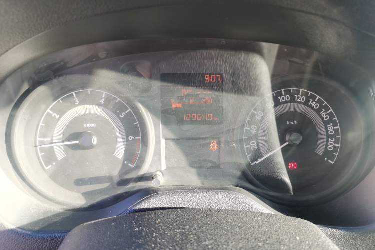 Used Peugeot 301 2014 1.6L Manual Comfort Edition Odometer Close Up