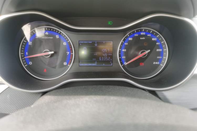 Used Geely Auto Vision 2020 Revised 1.5L Manual Asian Games Edition Odometer Close Up