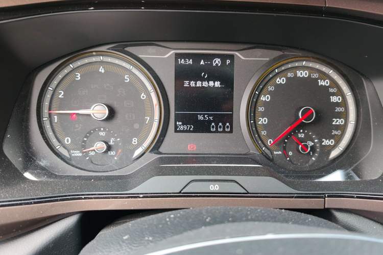 Used Volkswagen Tharu 2020 280TSI Two-Wheel Drive Luxury Plus Version China VI Standard Instrument Cluster