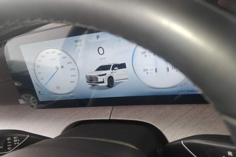 Used Chery Tiggo 9 C-DM 2025 1.5T 106KM Ultra-Comfort Edition 5 Seats Lithium-NMC Instrument Cluster