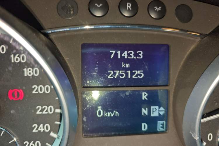 Used Mercedes-Benz R-Class 2017 R 320 4MATIC Business Edition Prestige Model Odometer Close Up