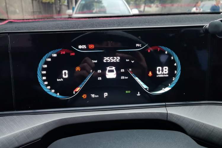 Used CHANGAN Eado 2023 Changan Edition PLUS Blue Whale NE 1.4T GDI DCT Prestige Version Instrument Cluster