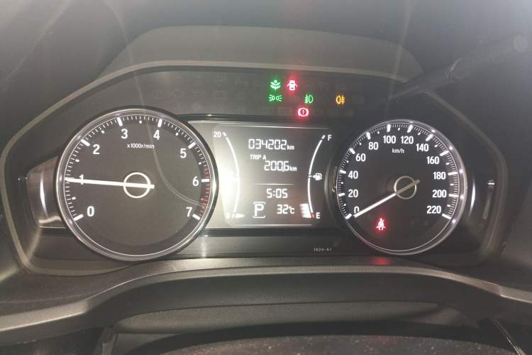 Used Honda Crider 2019 180 Turbo CVT Luxury Edition China VI Emission Standard Instrument Cluster