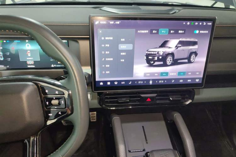 Used JETOUR Traveler 2023 2.0T All-Wheel-Drive CrossPRO Audio And AC Panel