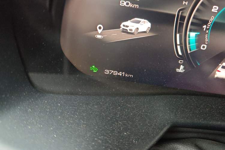 Used Wey VV7 GT 2020 2.0T Flagship Edition Odometer Close Up