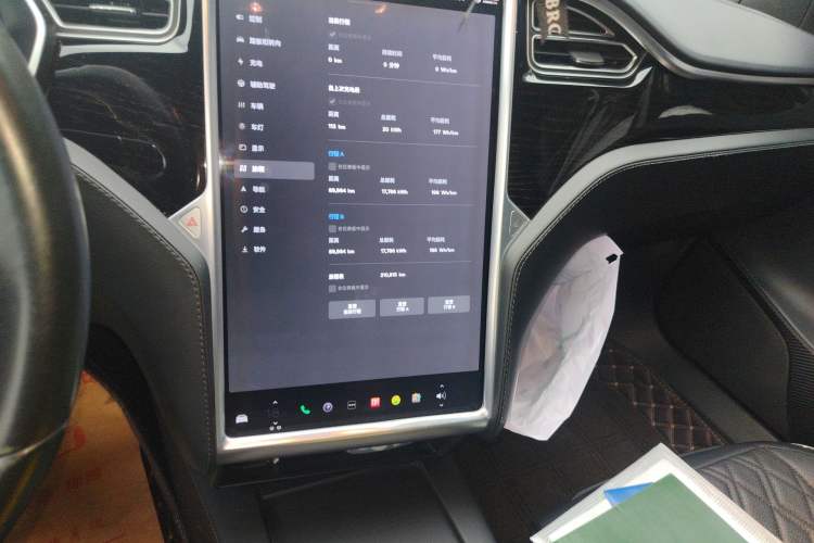 Used Tesla Model S 2016 S 60 Audio And AC Panel