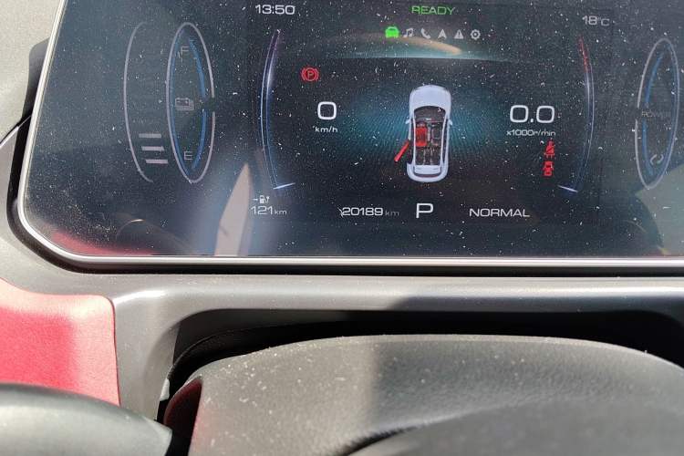 Used ORA Good Cat GT 2023 Mulan Edition 401km Luxury Version Odometer Close Up