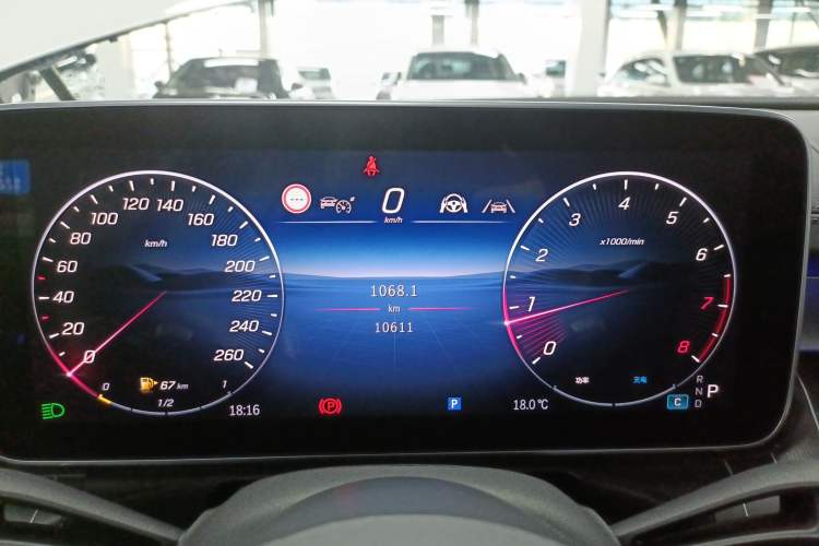 Used Mercedes-Benz C-Class 2025 C 260 L Obsidian Night Sport Edition Instrument Cluster