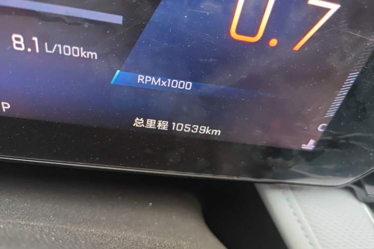 Used Chevrolet Monza 2024 1.5L Dual-Clutch Enjoyment Edition Odometer Close Up