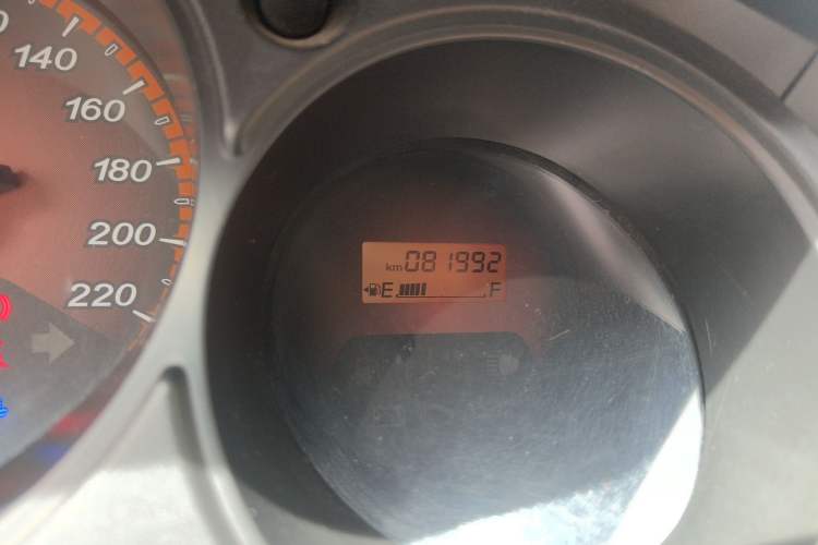 Used Everus S1 2011 1.3L Manual Comfort Edition Odometer Close Up